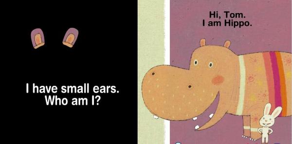 i have small ears. who am i?  i am hippo.
